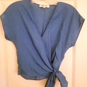 Madewell Wrap Blouse XS